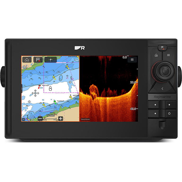 Raymarine Axiom2 Pro 9 RVM with integrated 1kW Sonar, DV, SV and RealVision 3D Sonar and Western European LightHouse Chart E70654-00-WEU