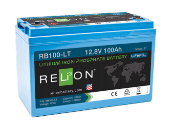 RELiON 12.8V 100Ah DIN 4SC LiFePO4 Battery