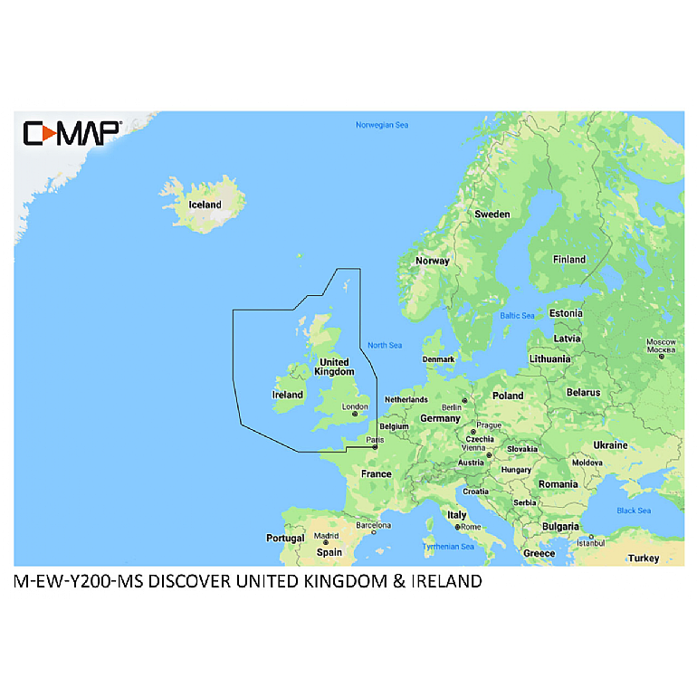 C-Map Discover Chart M-EW-Y200 United Kingdom & Ireland