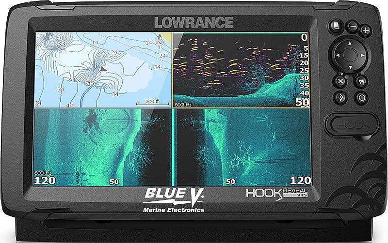 Lowrance rivelare 9 tripeshot/Fishfinder GPS 